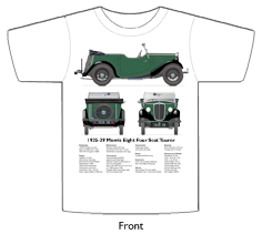 Morris 8 4 seat Tourer 1935-39 T-shirt Front